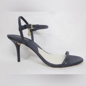 Michael Kors Carlene Sz 8.5 Blue Heeled Sandals